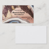 Amethyst Geode Agate Crystals Visitekaartje (Voorkant / Achterkant)
