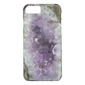 Amethyst Geode iPhone 7 Barely Daar Hoesje (Achterkant)