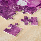 Amethyst Geode Puzzle Legpuzzel (Zijkant)
