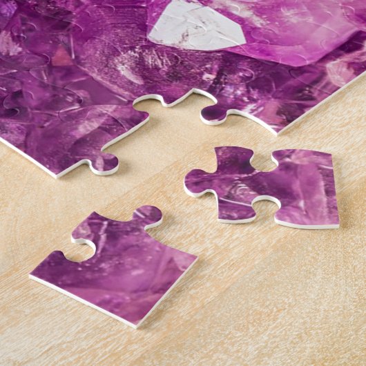 Amethyst Geode Puzzle Legpuzzel (Zijkant)