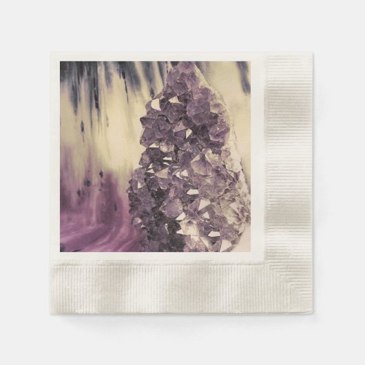 Amethyst Geode Servet (Voorkant)