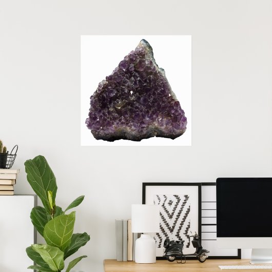 Amethyst Geode: Trinity Poster (Thuiskantoor)