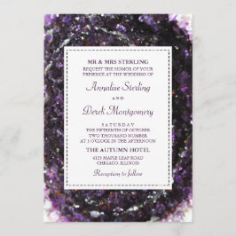 Amethyst Geode | Uitnodiging tot gewelddadige wedd