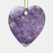 Amethyst Geode - Violet Crystal Gemstone Keramisch Ornament (Links)