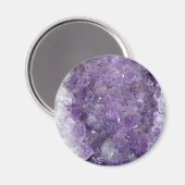 Amethyst Geode - Violet Crystal Gemstone Magneet (Voorkant / Achterkant)