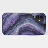 Amethyst geode vloeistofgiet Case-Mate iPhone case (Achterkant (horizontaal))