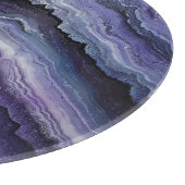 Amethyst geode vloeistofgiet snijplank (Hoek)