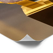 Amethyst Geodes Museum Display Digital Art Poster (Hoek)