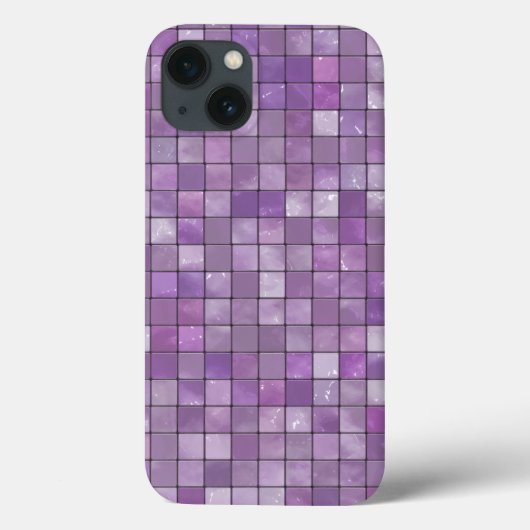 Amethyst Geometric Decorative Tegel Pattern Case-Mate iPhone Case (Achterkant)