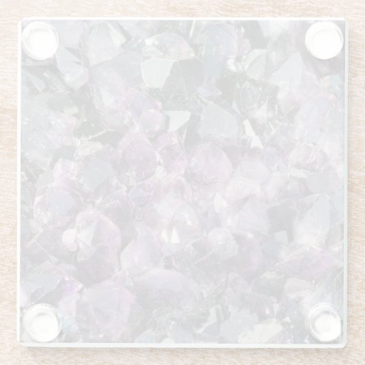 Amethyst Glazen Onderzetter (Achterkant)