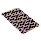 Amethyst Gold Black Zigzag Pattern Magneet (Rechterzijde)