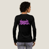 Amethyst Gothica Dark Angel lange mouw Tri-Blend Shirt (Achterkant)