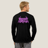 Amethyst Gothica Dark Angel Longsleeve Tri-Blend Shirt (Achterkant)