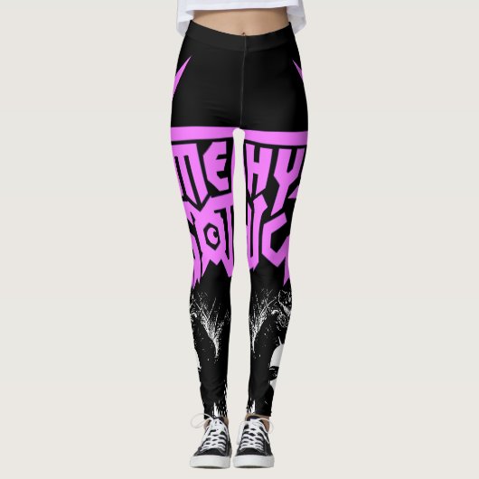 Amethyst Gothica-Leggings Leggings (Voorkant)