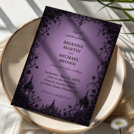 Amethyst Gotische Roos Kaart