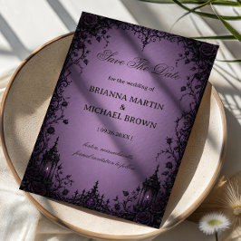 Amethyst Gotische Roos Save The Date