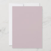 Amethyst Gouden Blad Huwelijk Kaart (Achterkant)