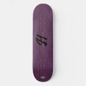Amethyst Gradiënt Monogram Skateboard HAMbyWG (Voorkant)