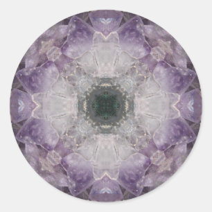 Amethyst Hallo design! Ronde Sticker