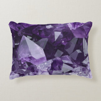 Amethyst Healing Crystal Cluster Accent Kussen