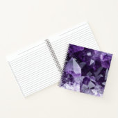Amethyst Healing Crystal Cluster Notitieboek (Binnen)