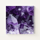Amethyst Healing Crystal Cluster Notitieboek (Achterkant)