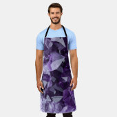 Amethyst Healing Crystal Cluster Schort (Gedragen)