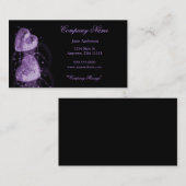 Amethyst Hearts-Visitekaartje Visitekaartje (Voorkant / Achterkant)