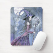 Amethyst Heks Gothic Halloween Kunst Muismat (Met muis)
