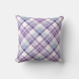 Amethyst Hues Plaid Kussen