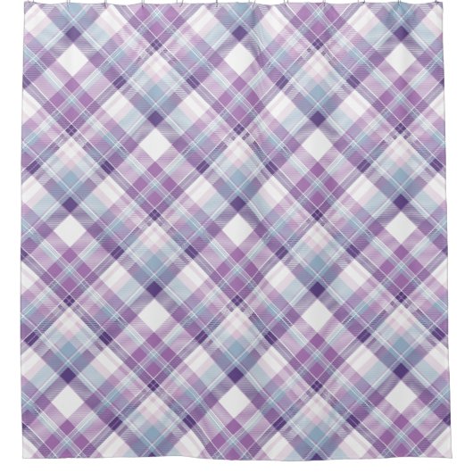 Amethyst Hues Play Douchegordijn (Voorkant)