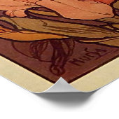 Amethyst Illustratie door Alphonse Mucha Poster (Hoek)