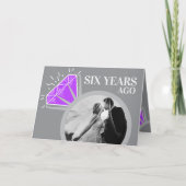 Amethyst is nu 6 jaar oud en foto kaart (Voorkant)