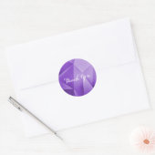 Amethyst Jewel Tones Dank u Stickers (Envelop)