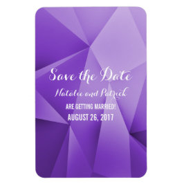 Amethyst Jewel Tones Save the Date Flexi Magnet Magneet