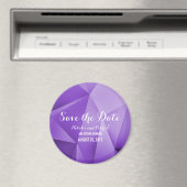 Amethyst Jewel Tones Save the Date Magnet (Insitu (Vaatwasser))