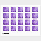 Amethyst Jewel Tones Save the Date Stickers (Vel)