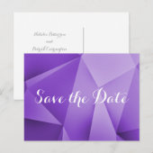 Amethyst Jewel Tones sparen het Briefkaart van de  (Voorkant / Achterkant)