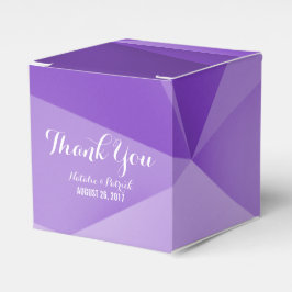 Amethyst Jewel Tones Wedding Favor Boxes Bedankdoosjes