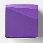 Amethyst Jewel Tones Wedding Favor Boxes Bedankdoosjes (Bovenkant)