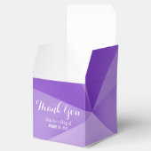 Amethyst Jewel Tones Wedding Favor Boxes Bedankdoosjes (Geopend)