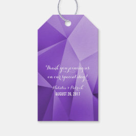 Amethyst Jewel Tones Wedding Gift Labels Cadeaulabel