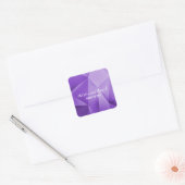 Amethyst Jewel Tones Wedding Stickers (Envelop)