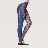 Amethyst Kaleidoscope Leggings met moonfasen (Rechts)