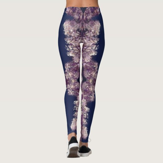 Amethyst Kaleidoscope Leggings met moonfasen (Achterkant)