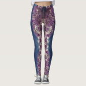 Amethyst Kaleidoscope Leggings met moonfasen (Voorkant)