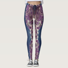 Amethyst Kaleidoscope Leggings met moonfasen