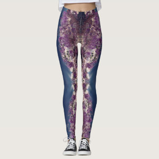 Amethyst Kaleidoscope Leggings met moonfasen