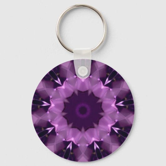 Amethyst Kaleidoscope Sleutelhanger (Voorkant)