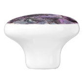 Amethyst Keramische Knop (Zijkant)